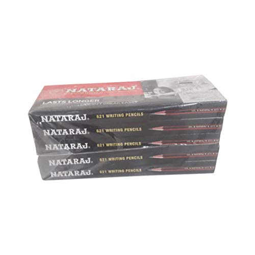 Nataraj 621-Writing Pencil-100 Pieces,Black - Image 1