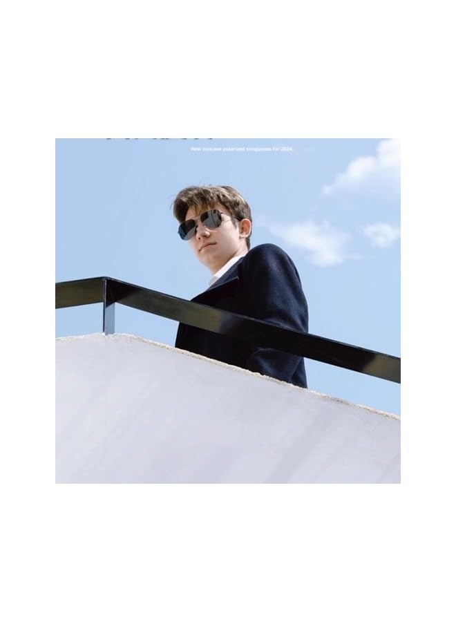 بروماس نظارات شمسية مستقطبة كلاسيكية طراز Aviator للرجال والنساء بتصميم عتيق من الأشعة فوق البنفسجية 400 لحماية العدسات أثناء القيادة وصيد الأسماك - Image 2