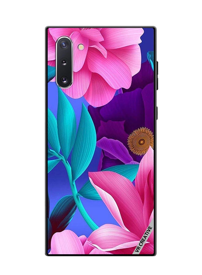 VR CREATIVE Protective Case Cover For Samsung Galaxy Note10 5G Flower Design Multicolour - Image 1