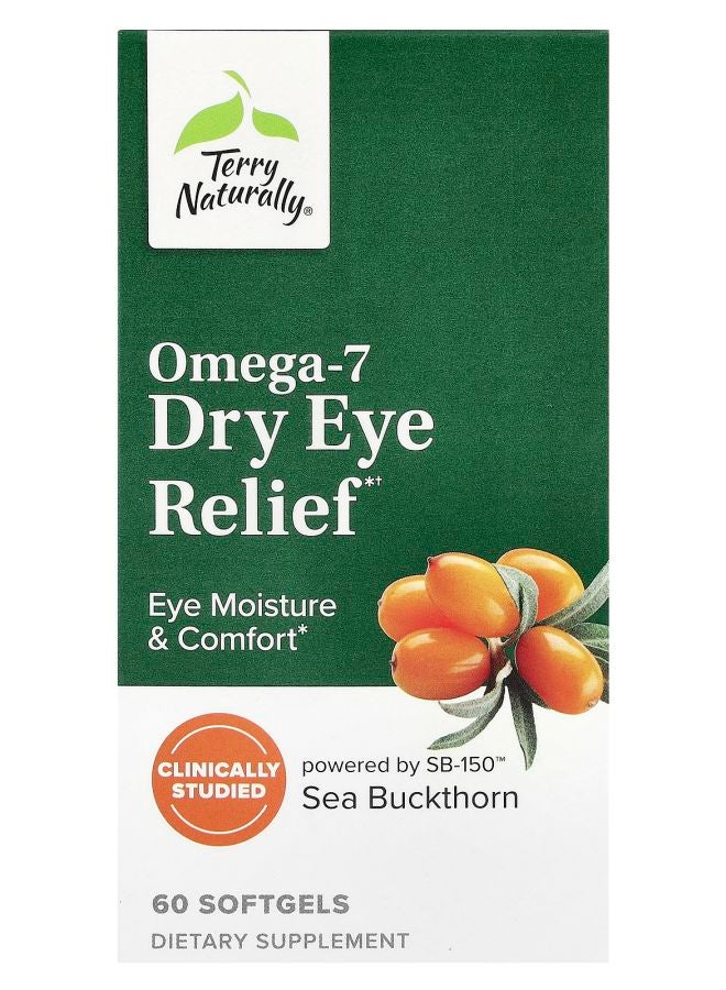 Omega7 Dry Eye Relief  60 Softgels