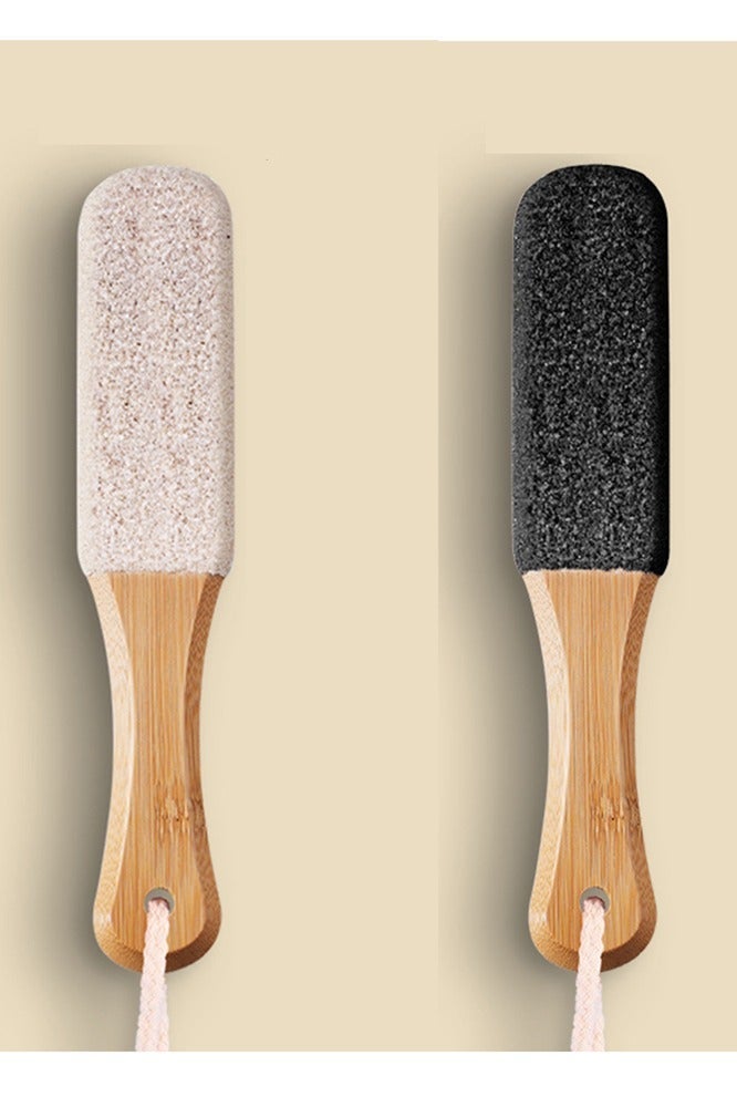 Foot Hard Skin Remover Pedicure 2PCS Four-sided Rubbing Board Exfoliating File Feet Dead Skin Remover Foot Rasp Blackened Foot Care Pedicure - Image 1