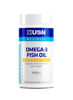 USN Vibrance أوميغا 3 زيت السمك 90 كبسولة هلامية