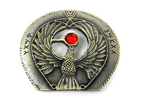 costumebase thecostumebase Indiana Jones Staff of Ra Headpiece Medallion Antique Gold - Image 2