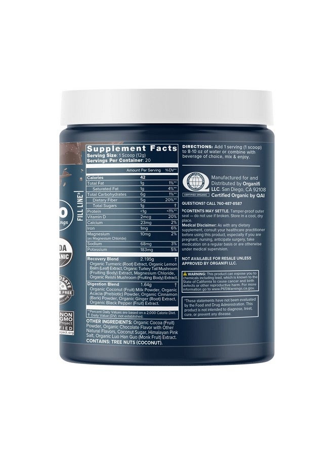Organifi Organifi - Gold Chocolate - Superfood Supplement Powder - 20 Day Supply - Supports Restful Sleep, Immune Health and Recovery - Cocoa, Organic Turmeric and Reishi Mushroom Infused Golden Milk Drink Mix - Image 2
