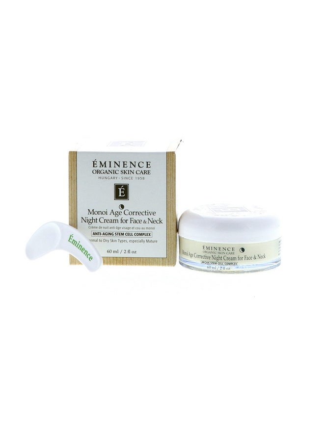 SKIN CAPITAL SHOPS Eminence Monoi Age Corrective Night Cream for Face & Neck 2 oz 60 ML Skin Capital  - Image 1