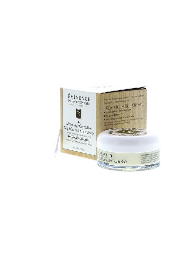 SKIN CAPITAL SHOPS Eminence Monoi Age Corrective Night Cream for Face & Neck 2 oz 60 ML Skin Capital  - Image 2