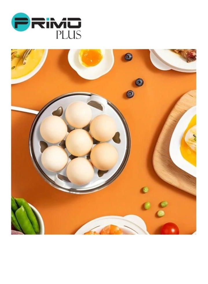 بريمو بلس جهاز طهي بيض أبيض/ شفاف - Image 4