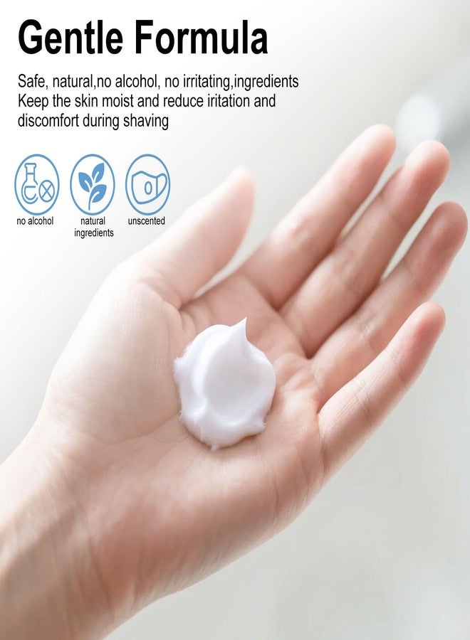 Twoworld Travel Shaving Cream Bulk for Men 8ml/0.28fl oz,Disposable Shaving Cream in Bulk Individual Travel Shave Cream for Hotel Homeless Charity Home Nursing(Unscented,Pack of 50) - Image 3