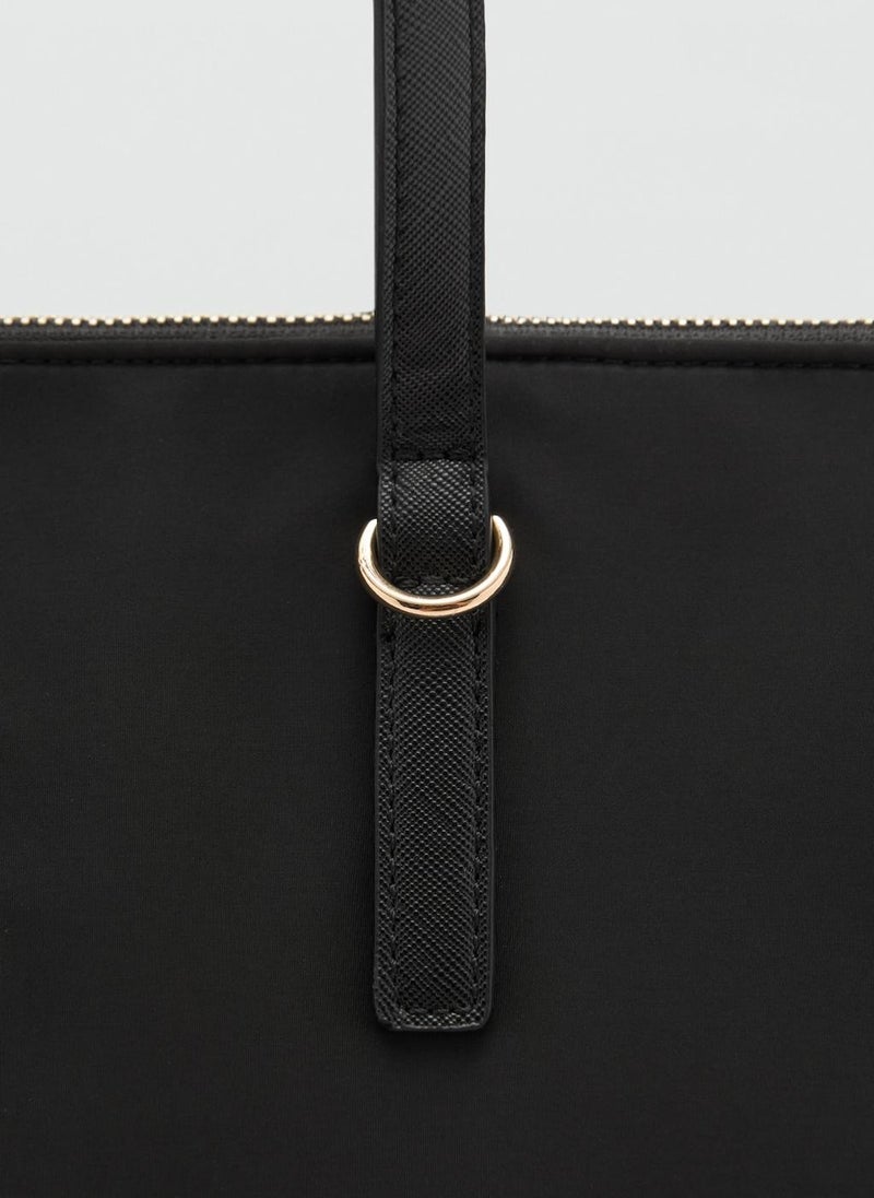 MANGO Nylon shopper bag  - Image 3
