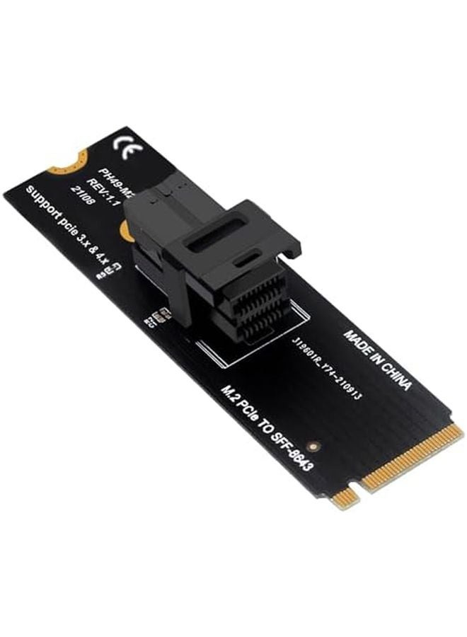 بطاقة محول SFF 8643 إلى PCIe NVMe لأجهزة كمبيوتر سطح المكتب - Image 2