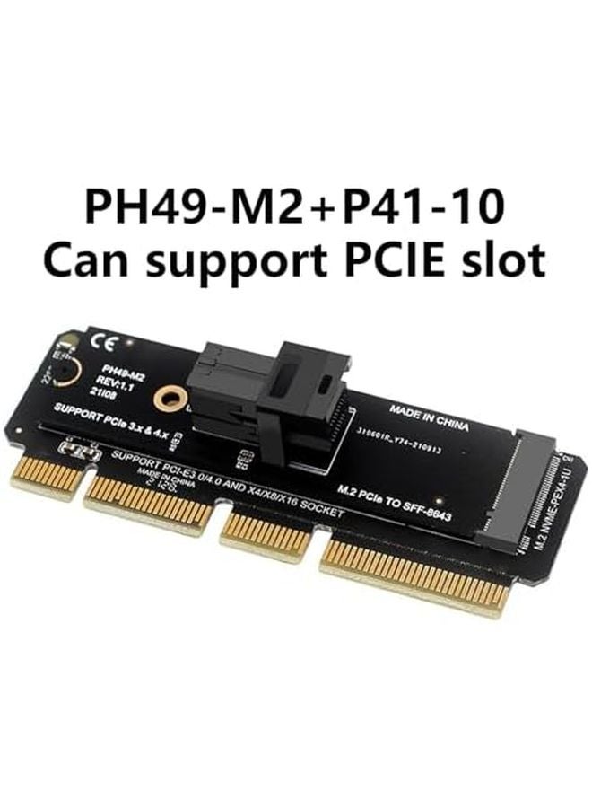 بطاقة محول SFF 8643 إلى PCIe NVMe لأجهزة كمبيوتر سطح المكتب - Image 3