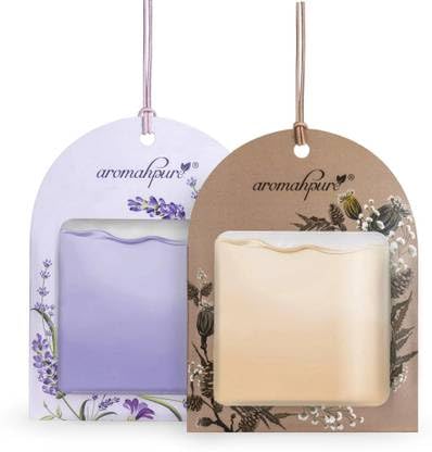 Aromahpure Gel Wink Hanging Car Perfume | Long-Lasting Gel Based Car Air Freshener | Car Accessories | Last Up to 30 Days (Lavender - Musk) - Image 1