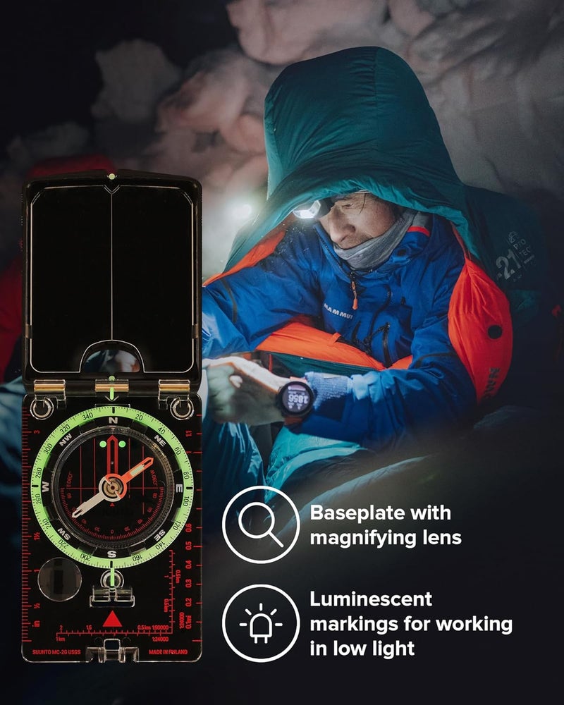 سانتو بوصلة SUUNTO MC-2: بوصلة فائقة الجودة للمحترفين والمتنزهين الجادين - Image 5
