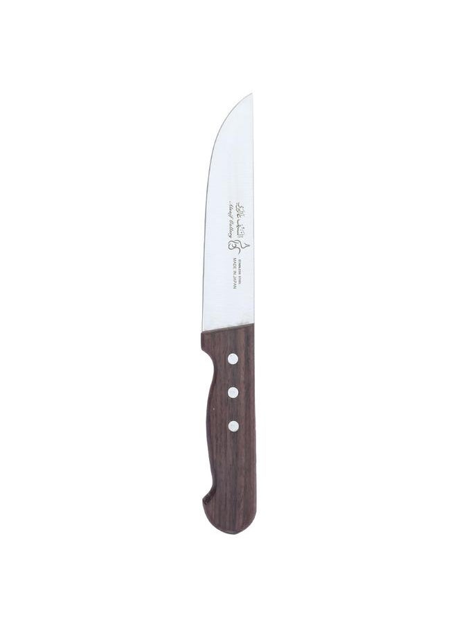 Alsaif Gallery - Sekizo Steel Knife Japanese Size 6 Brown - Image 1