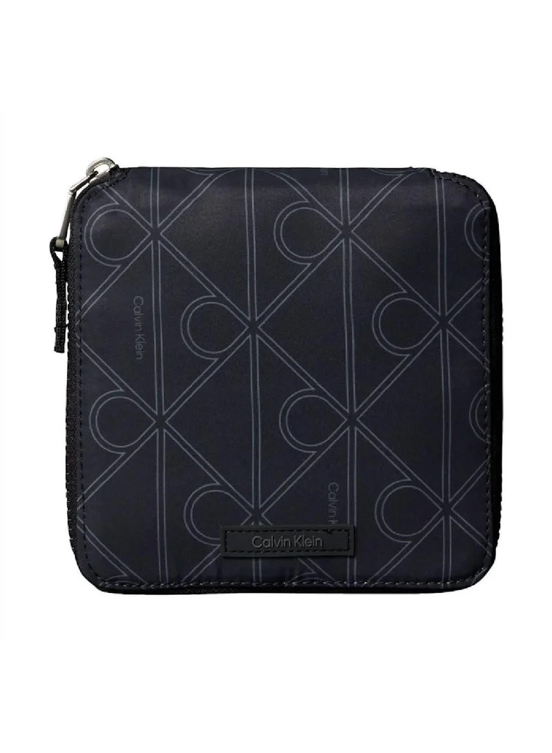 Calvin Klein Jeans Pirate Black Printed Monogram Tote Bag for Men | Best Price UAE