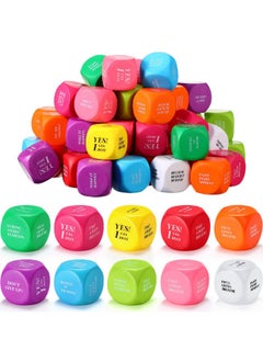 Jerify Motivational Foam Cubes Stress Ball With Quotes Square Encouraging Stress Balls Dice Shaped Foam Stress Relief Toys For Fidget Kids Adults Classroom School Supplies Learning (60 Cute Colors)  - Image 1