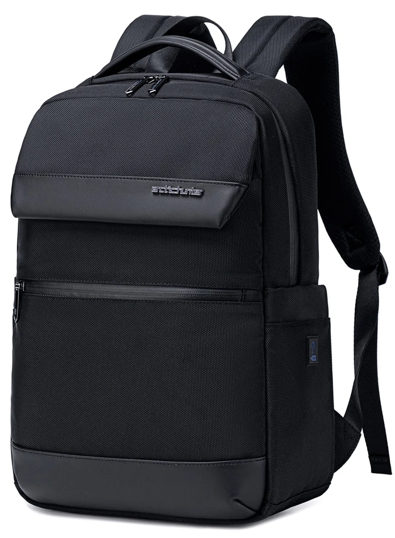Arctic Hunter 17 Inch Slim Laptop Backpack Water Resistant Anti-Theft Backpack for Business Casual Travel College School for Men Women, B00671, Black