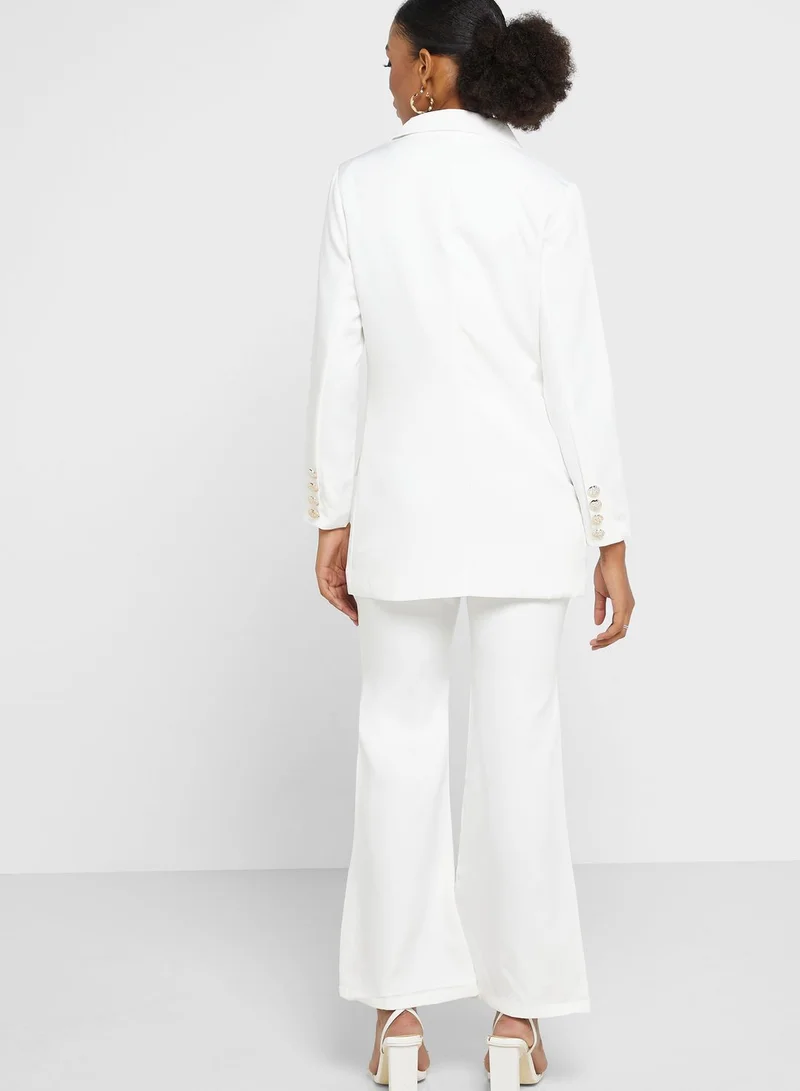 ELLA Double-Breasted Blazer And Pant Set