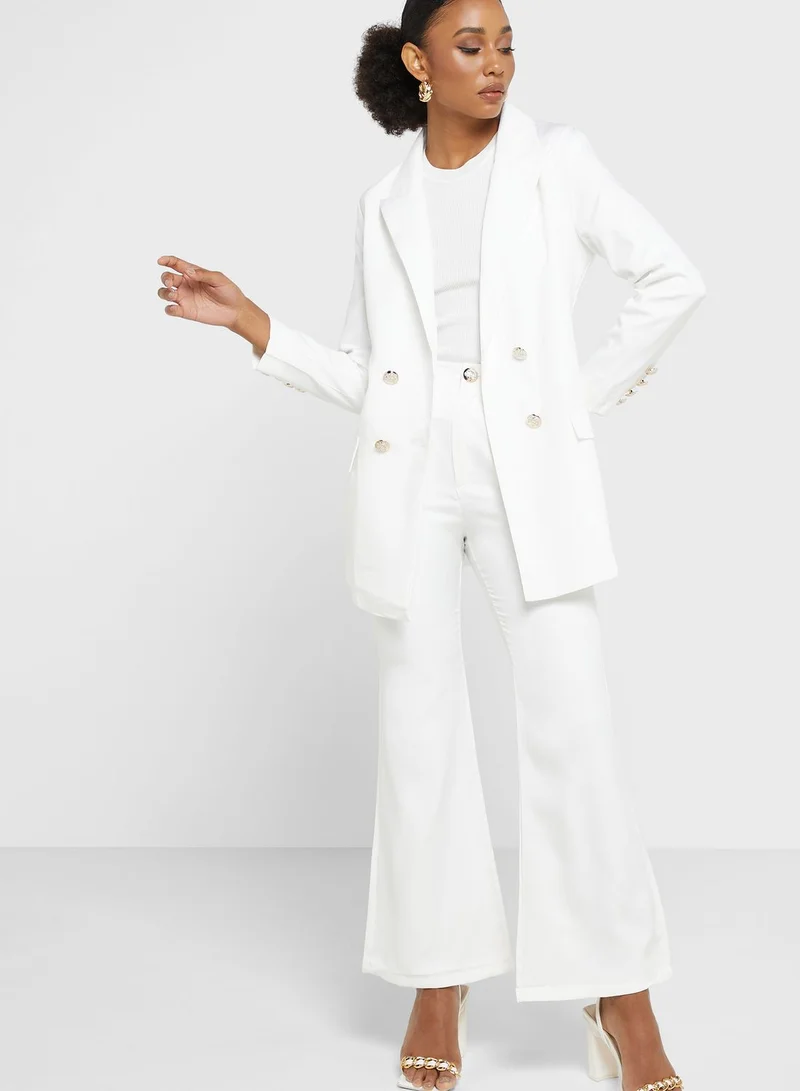 ELLA Double-Breasted Blazer And Pant Set