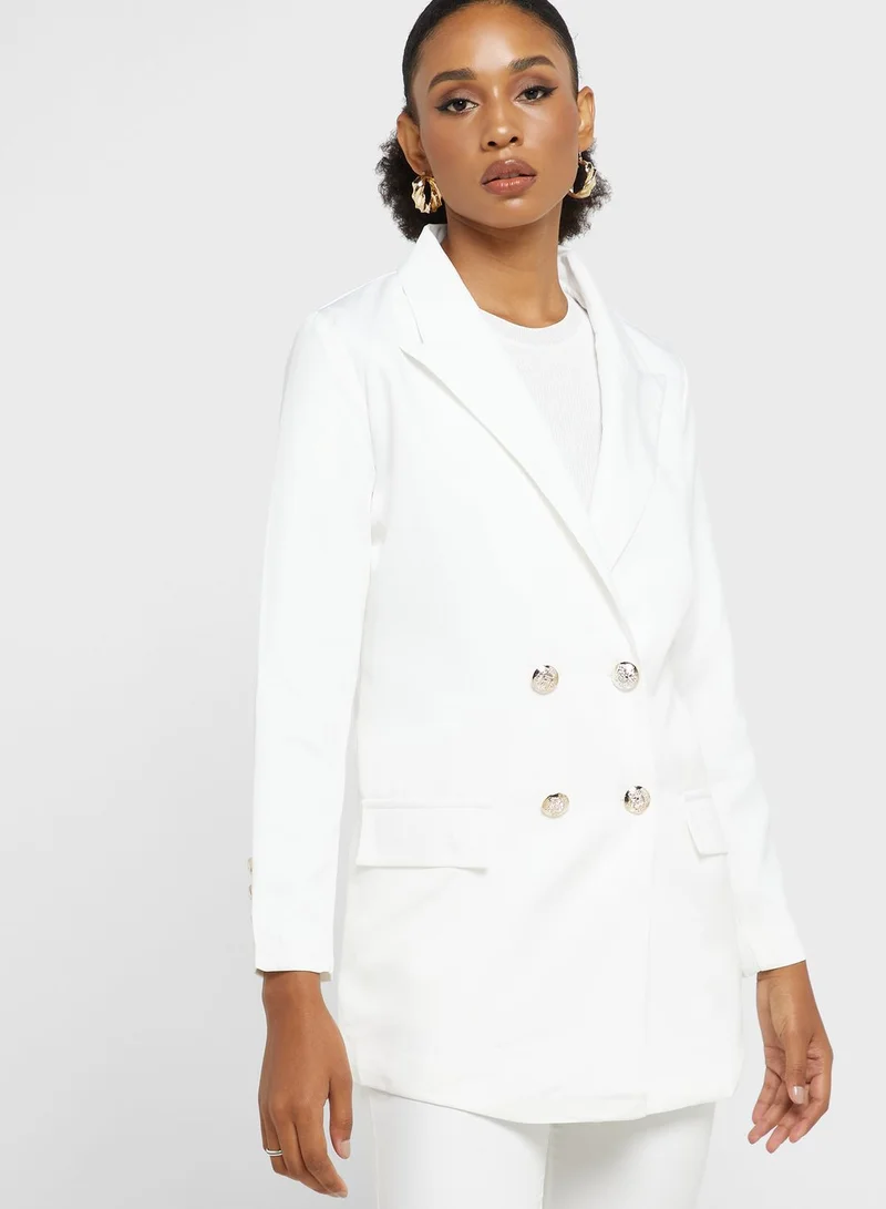 ELLA Double-Breasted Blazer And Pant Set