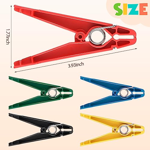LEIFIDE Graded Pinch Pin Exerciser Finger Thumb Exerciser Finger Strengthener Pinch Clips for Conditioning Grip Strength Trainer Assorted Colors - Image 3