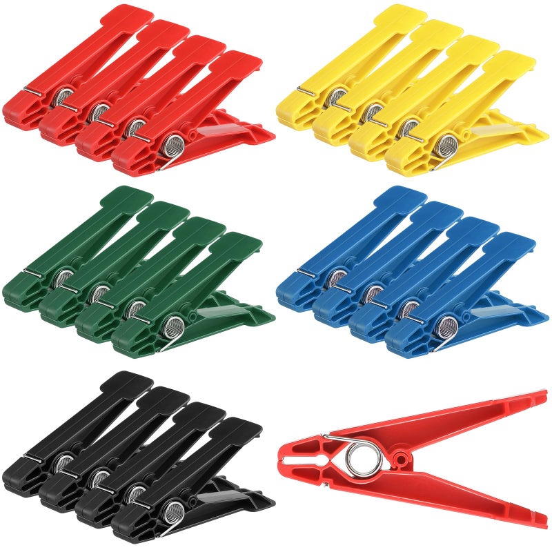 LEIFIDE Graded Pinch Pin Exerciser Finger Thumb Exerciser Finger Strengthener Pinch Clips for Conditioning Grip Strength Trainer Assorted Colors - Image 2
