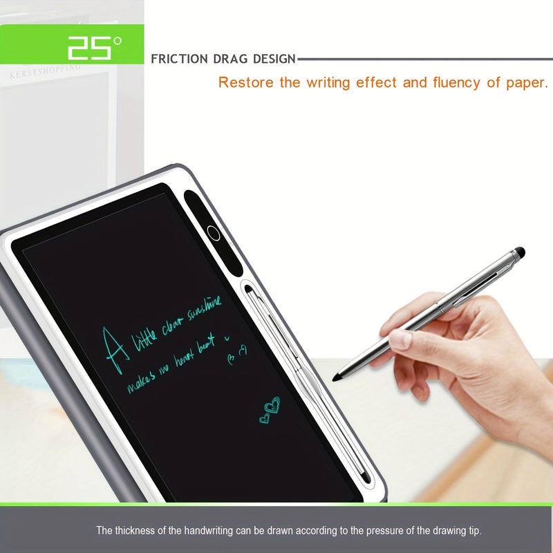 Portable Electronic Whiteboard 9.3 Inch Rose Gold With Stylus Foldable Case - Image 3