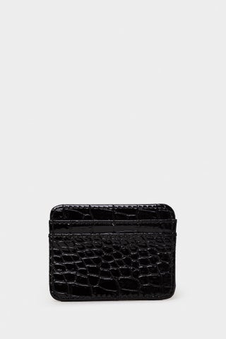 Black Woman Woman Faux Leather Business Card Wallet Casual