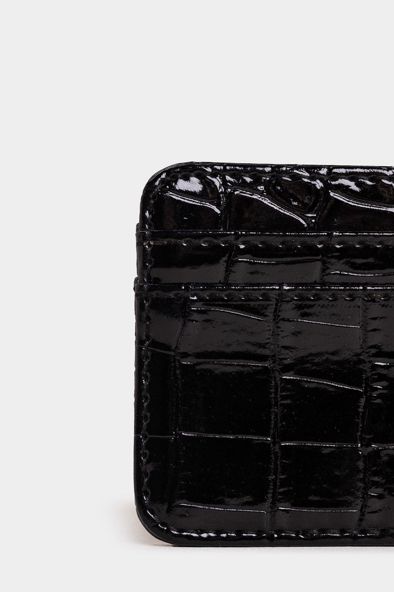 DeFacto Black Woman Woman Faux Leather Business Card Wallet Casual - Image 2