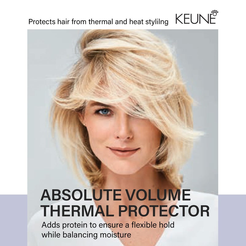 Keune Care Absolute Volume Thermal Protector, Heat Protectant & Strengthening Spray for Fine Hair, 6.8 Fl Oz - Image 2