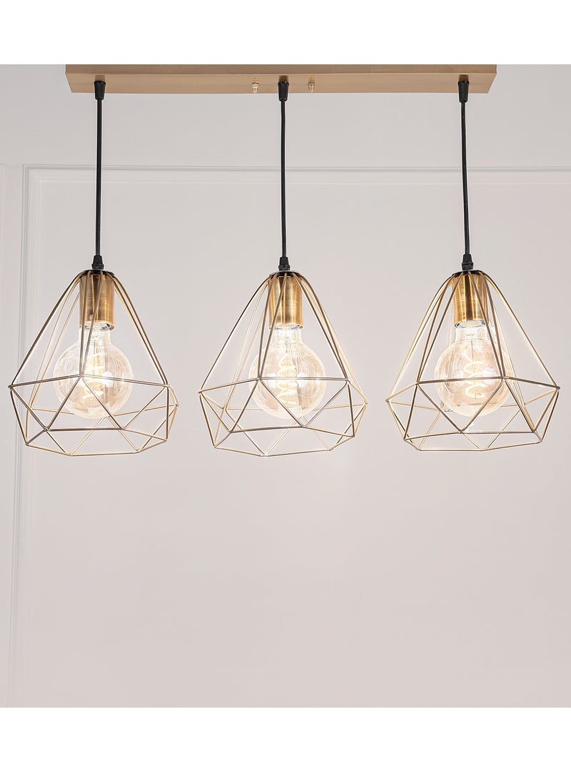 Cluc Diamond Fit Chandelier  - Gold  - Image 1