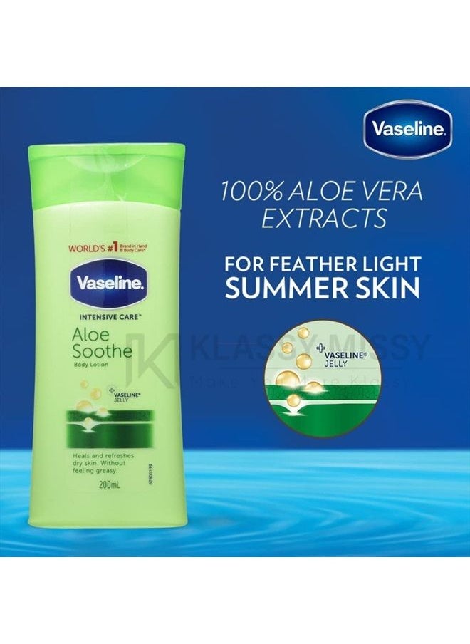 Vaseline - Essential Moisture Aloe Soothe - 200 ml - Image 1