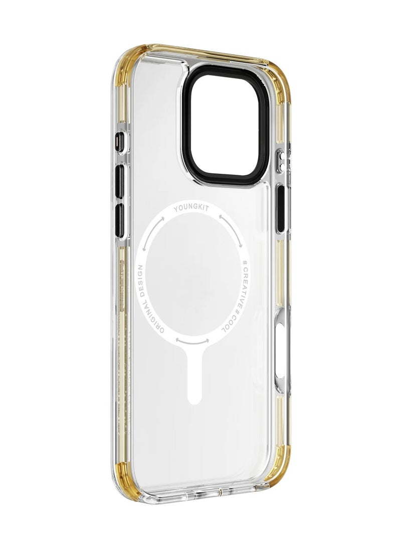 يونج كيت جراب YOUNGKIT شفاف كريستالي لامع لهاتف iPhone 16 Pro - Image 4