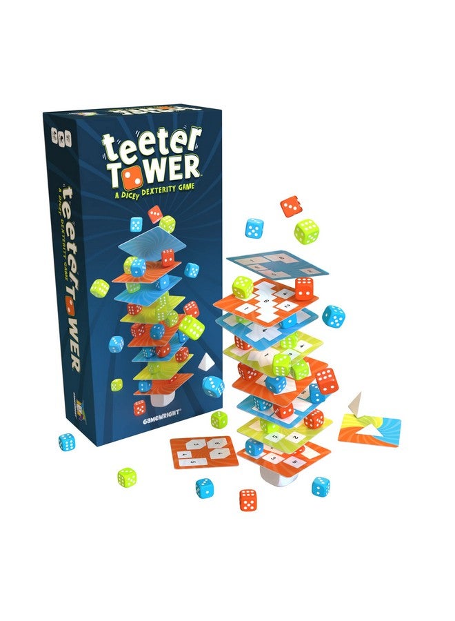 Gamewright Teeter Tower -A Dicey Dexterity Game - Image 1