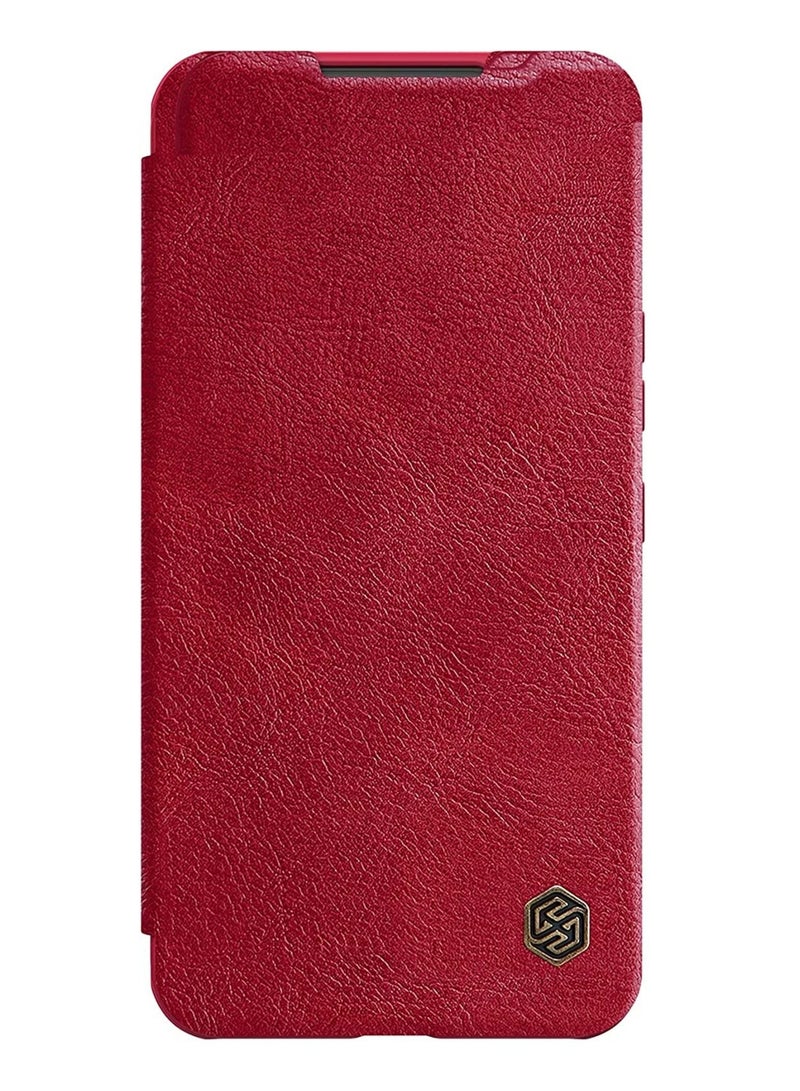 Nillkin For Samsung Galaxy S22 Plus QIN Pro Leather Flip Cover - Red - Image 3