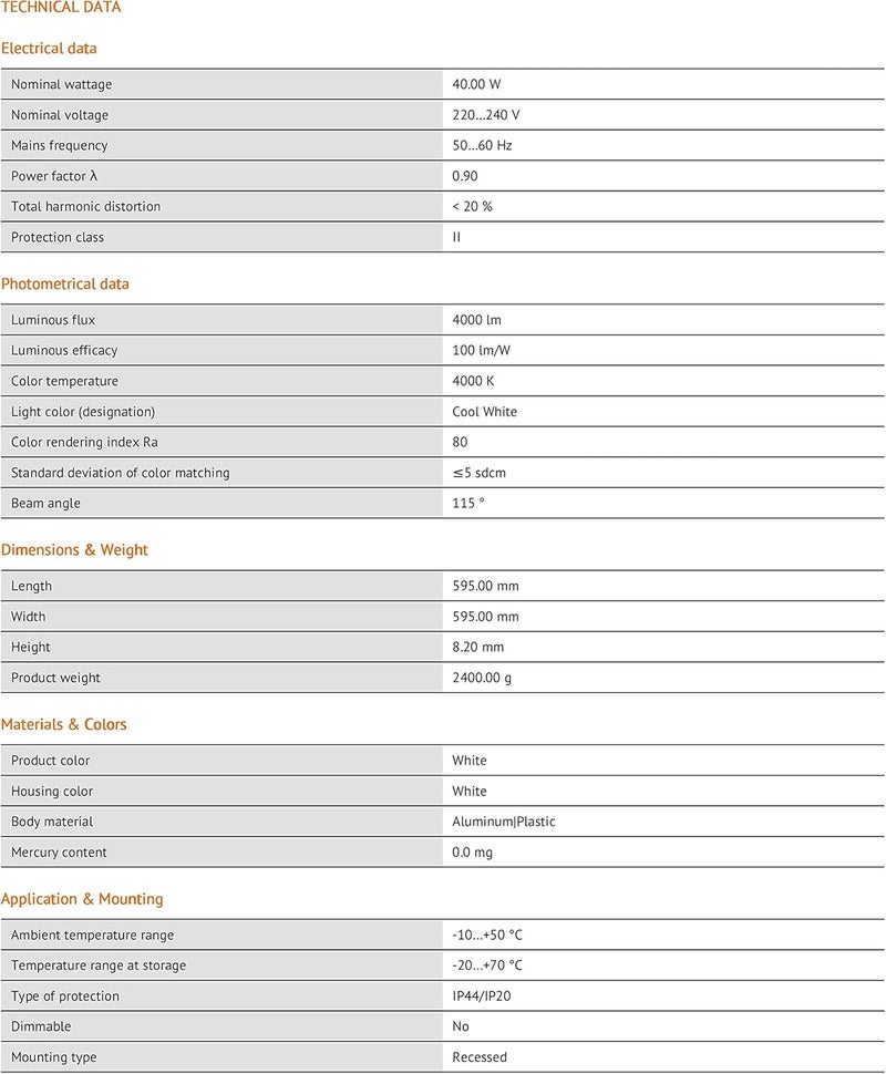 LEDVANCE 40W Ceiling/Wall Panel Light - Image 5