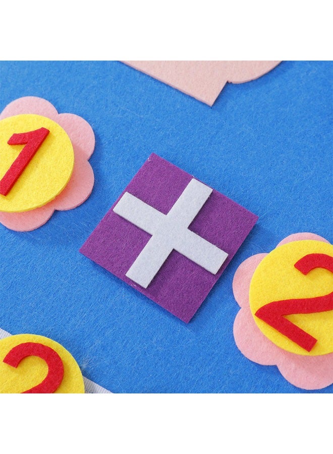 Felt Board Finger Numbers Counting Toy，Math Teaching Learning Educational Sensory Toys， Preschool Addition Subtraction Manipulatives - Image 4