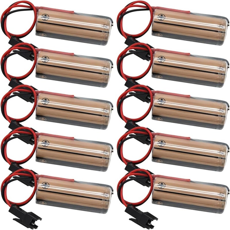 10 Cr8 Lhc 3V Lithium Batteries Pre Wired With 2 Pin Connector For Automation Devices - Image 1