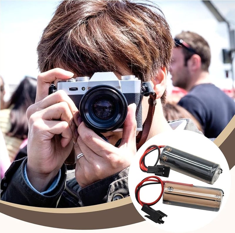 10 Cr8 Lhc 3V Lithium Batteries Pre Wired With 2 Pin Connector For Automation Devices - Image 3