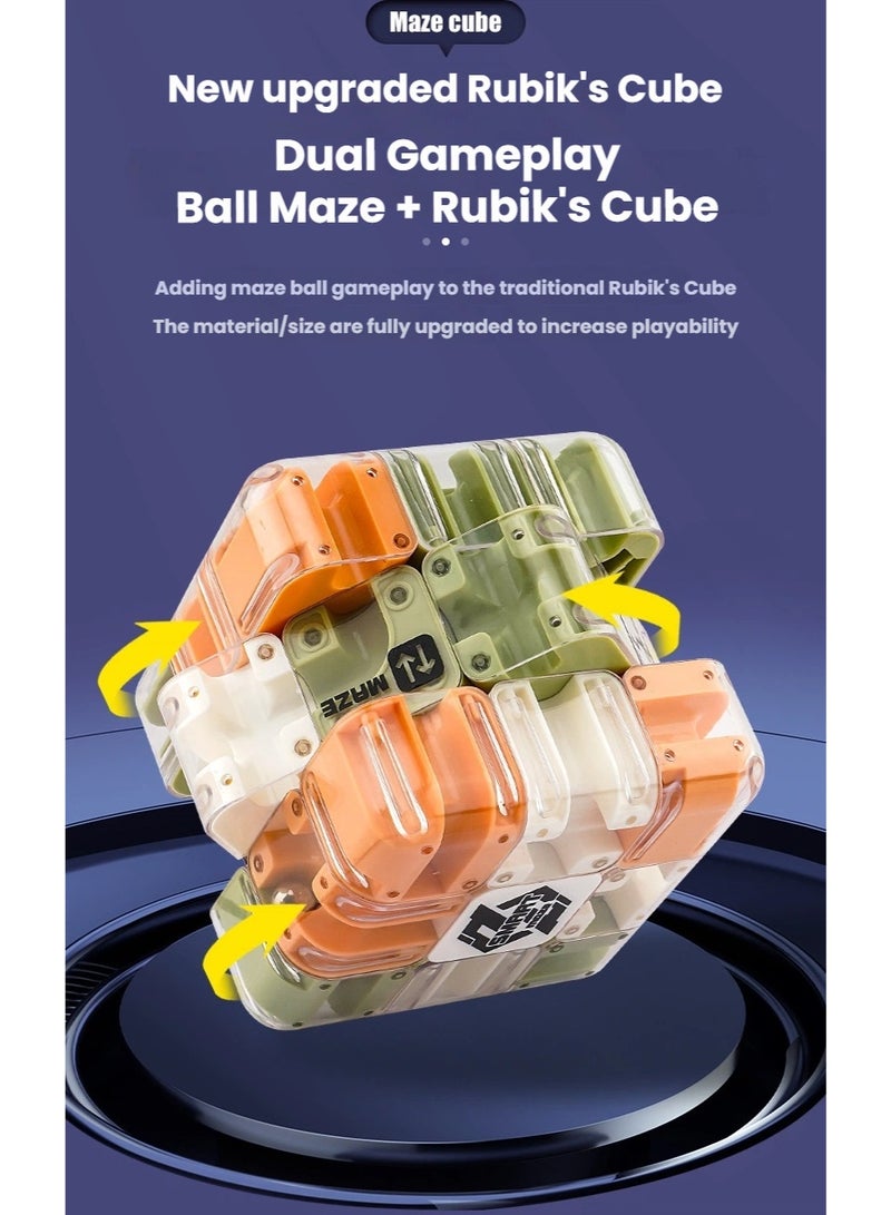 3D متاهة مكعب لغز، متاهة كرة لعبة متاهة مكعب، متاهة روبيك مكعب، لعبة الاستخبارات التعليمية، لعبة روبيكس هدية الأولاد البنات الأطفال الأطفال - Image 4