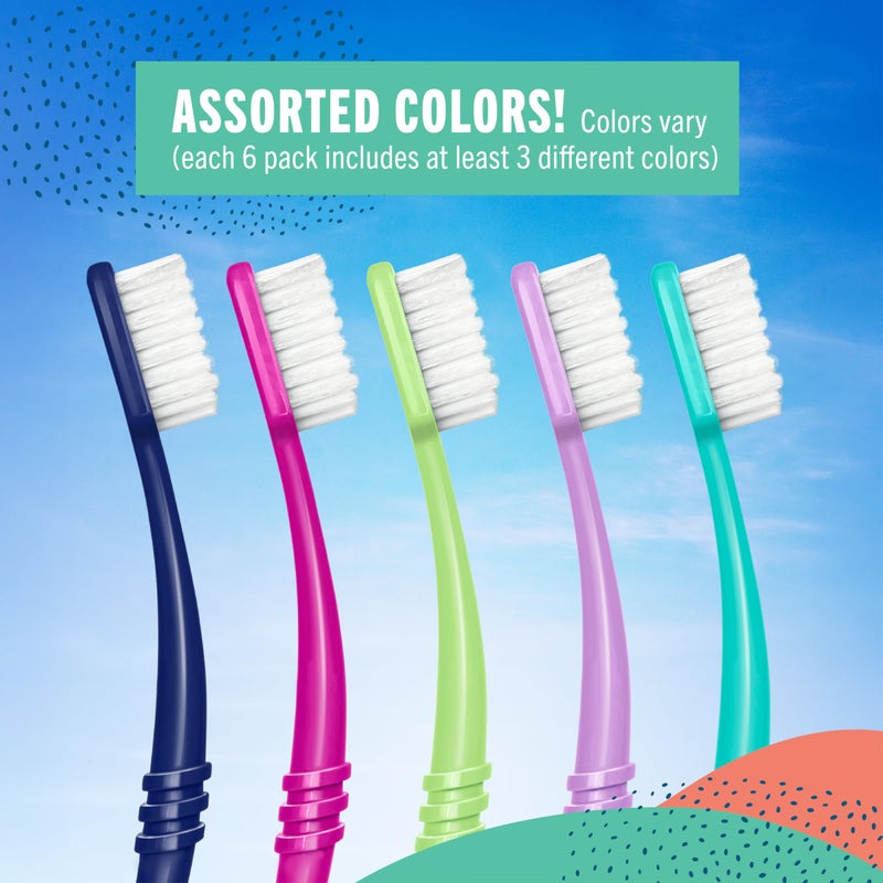 Preserve Eco Friendly Adult Toothbrushes, Made in The USA from Recycled Plastic, Lightweight Package, Soft Bristles, Colors Vary, 6 Pack - Image 4