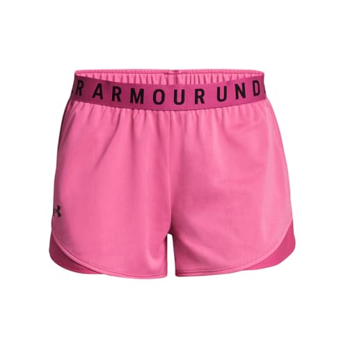 Under Armour Women's Play Up Twist 3.0 Shorts, (686) Astro Pink/Astro Pink/Black, Medium - Image 3
