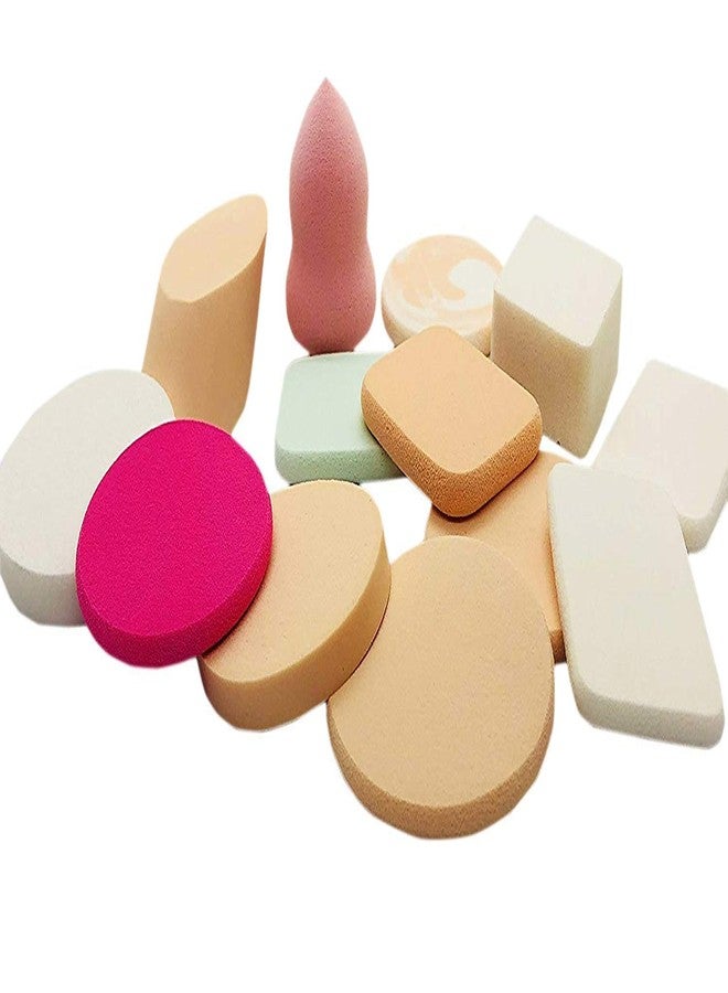 JAGDIV Makeup Preminum Beauty Sponge Blender Puff Set - LATEX-FREE Mutipurpose Shape and Colours Beauty Blender Puff Sponge Puff for Powder, Concealer and Foundation Application - Image 5