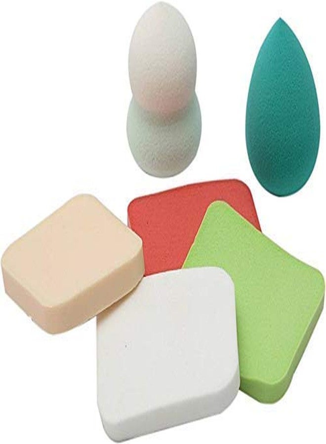 JAGDIV Makeup Preminum Beauty Sponge Blender Puff Set - LATEX-FREE Mutipurpose Shape and Colours Beauty Blender Puff Sponge Puff for Powder, Concealer and Foundation Application - Image 2