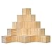 Ninekong 30 Pack Unfinished Wood Blocks 2 Inch Solid Pine Wooden Cubes for Crafts Sanded Smooth Natural Wood Squares for Painting DIY Projects Puzzle Making Home Decor - Image 3