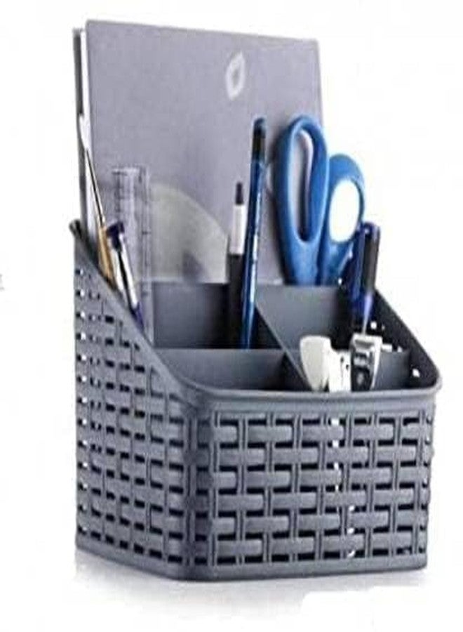 EAGEAN Divider Plastic Multi Utility Stand/Cutlery Rack Holder - Assorted Colour, 1 pc - Image 4