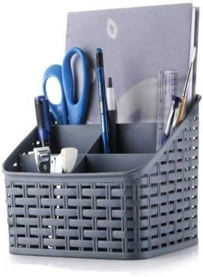 EAGEAN Divider Plastic Multi Utility Stand/Cutlery Rack Holder - Assorted Colour, 1 pc - Image 1