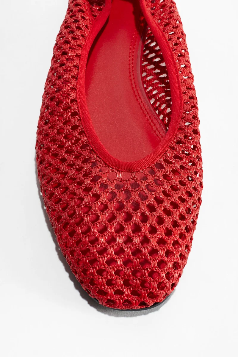 H&M Braided ballet pumps