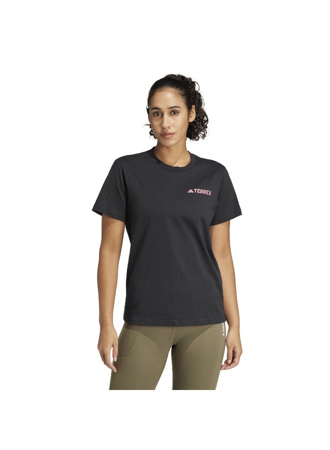 Adidas adidas Tx Mountain Tee Black Hiking T-Shirts 2XS - Image 3