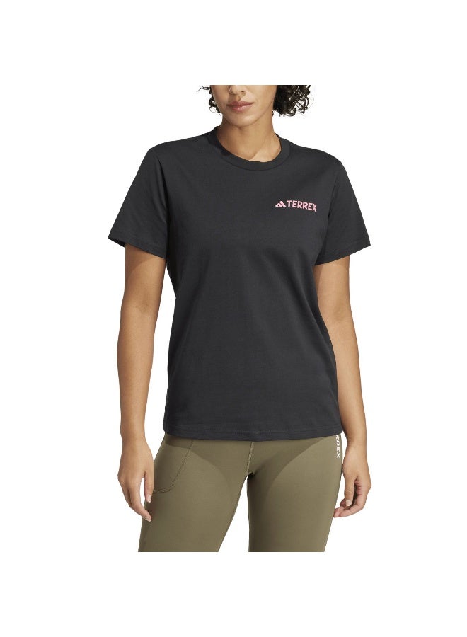 Adidas adidas Tx Mountain Tee Black Hiking T-Shirts 2XS - Image 4